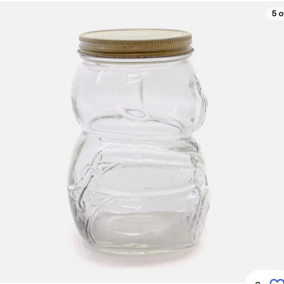 Kraft Advertising Honey Jar Glass Baby Bear 1988 Vintage 750g - Picture 3 of 6